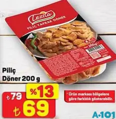 PİLİÇ DÖNER 200 G fiyat ve kampanya bilgisi
